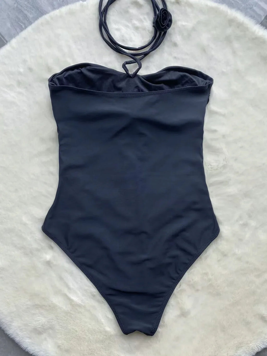 Blossom Noir Floral Monokini