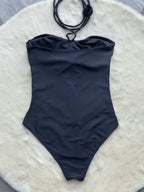 Blossom Noir Floral Monokini
