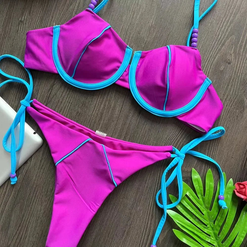 Sexy Push up Bikini Set Swimsuit