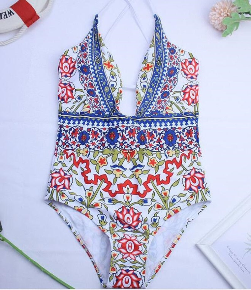 One Piece Swimsuit -multiple colors available