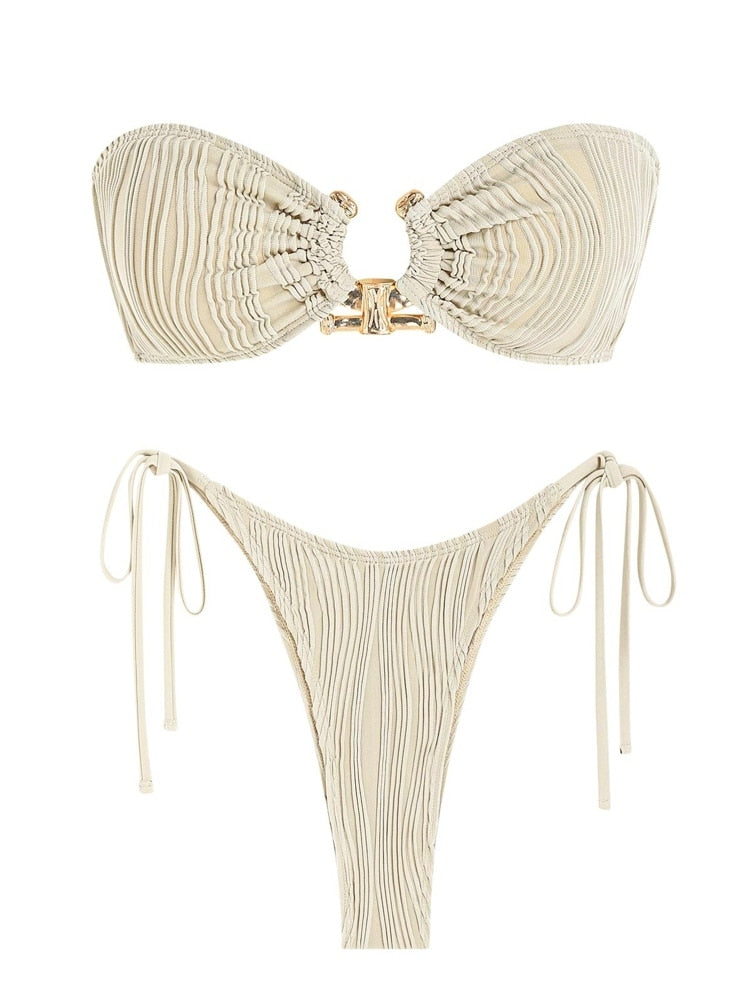 Ring Bandeau Bikini - multiple colors