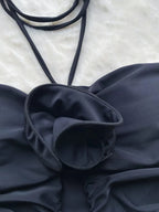 Blossom Noir Floral Monokini