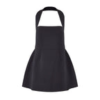 Celestia structured Mini Dress | Black
