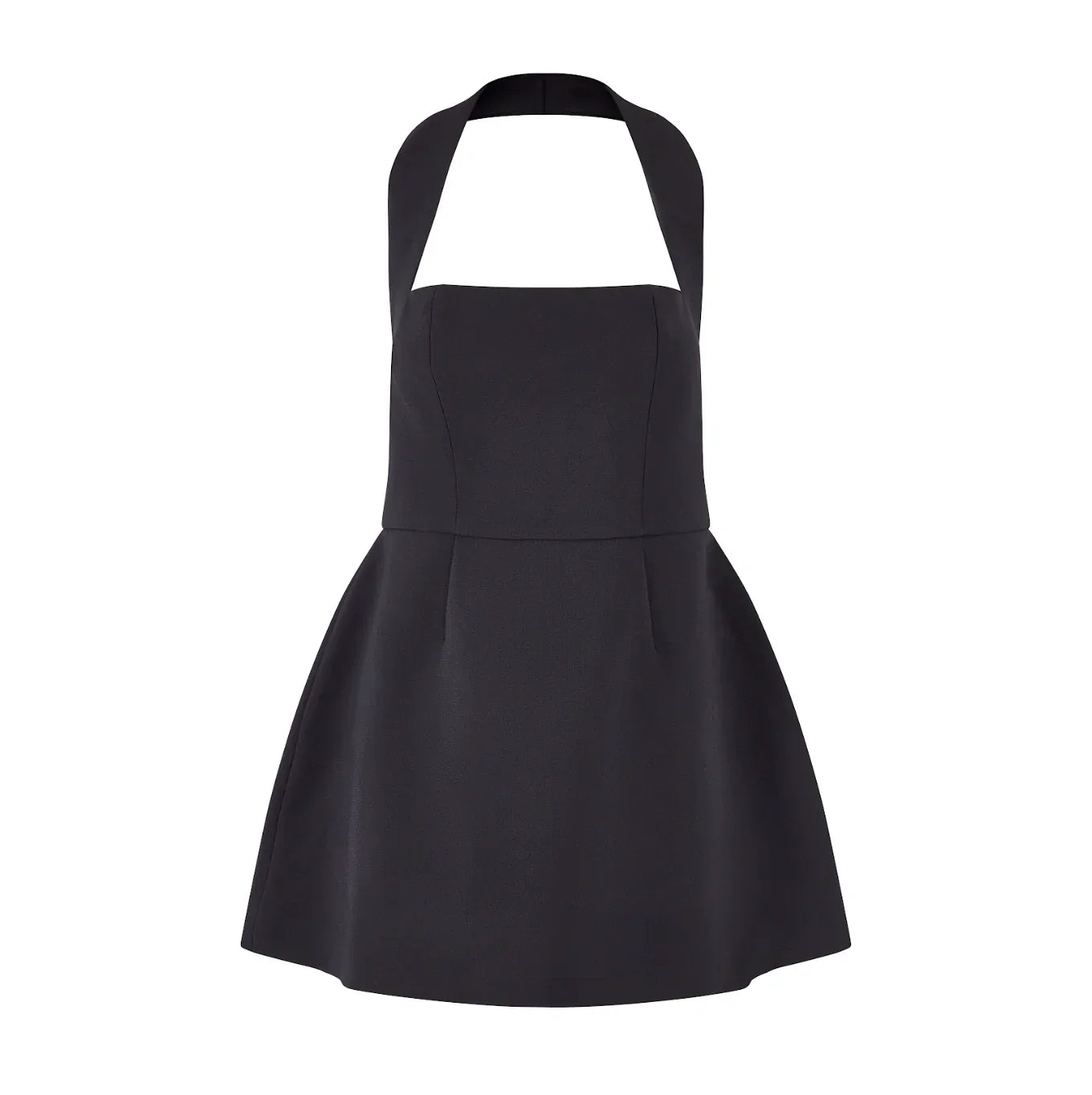 Celestia structured Mini Dress | Black