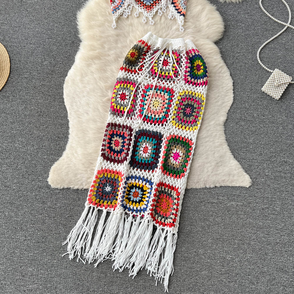 Two Piece Knitted Beach Set
