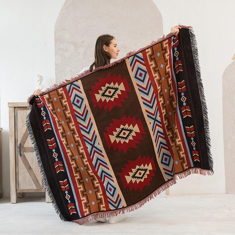 Tribal Boho Rugs & Blankets - Outdoor or Indoor