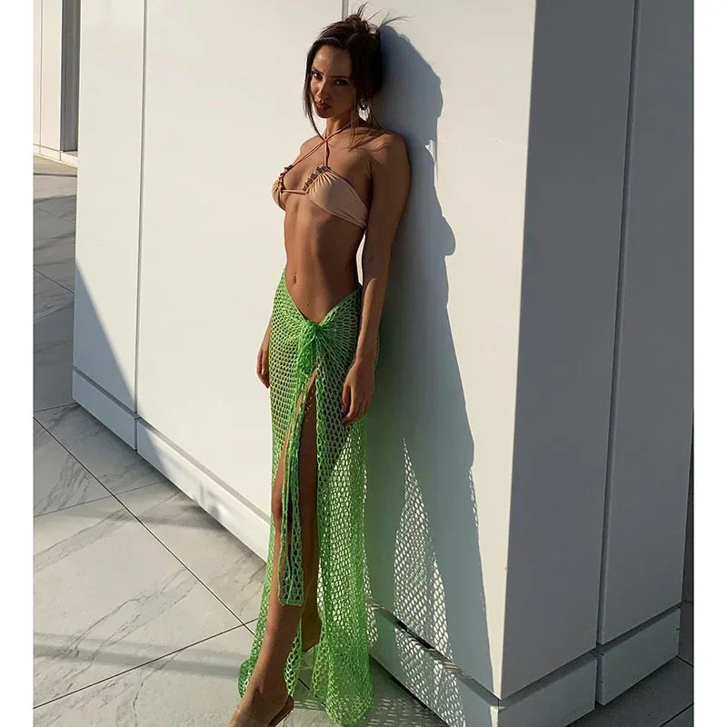 Solar Breeze Knit Skirt