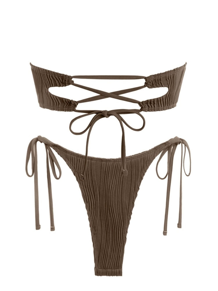Ring Bandeau Bikini - multiple colors