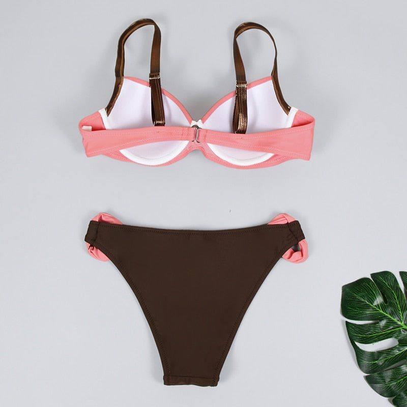 Push-Up Contrast Bikini