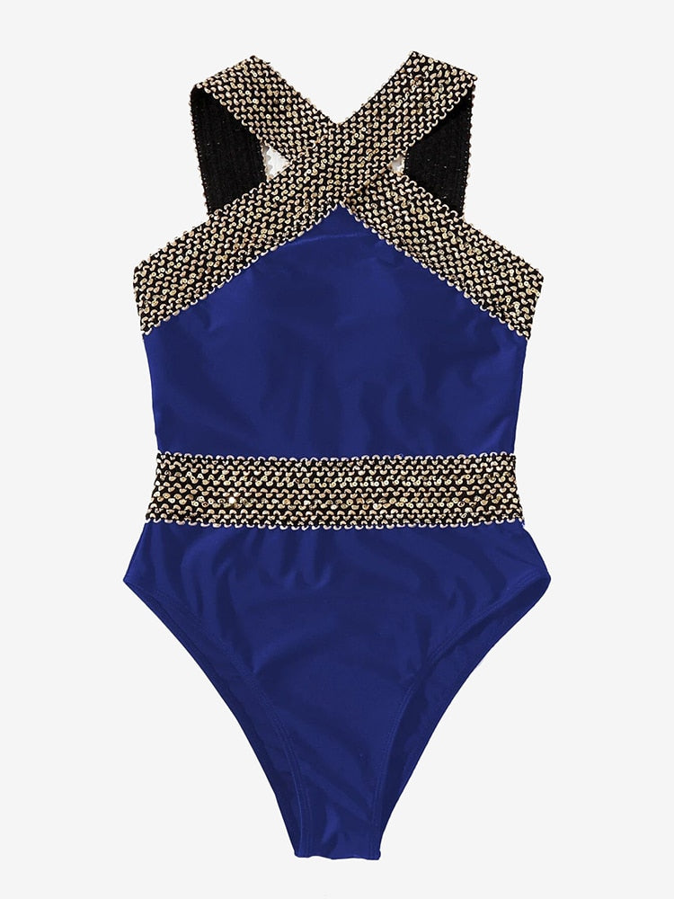 Detailed One Piece Swimwear  -  multiple style and colors