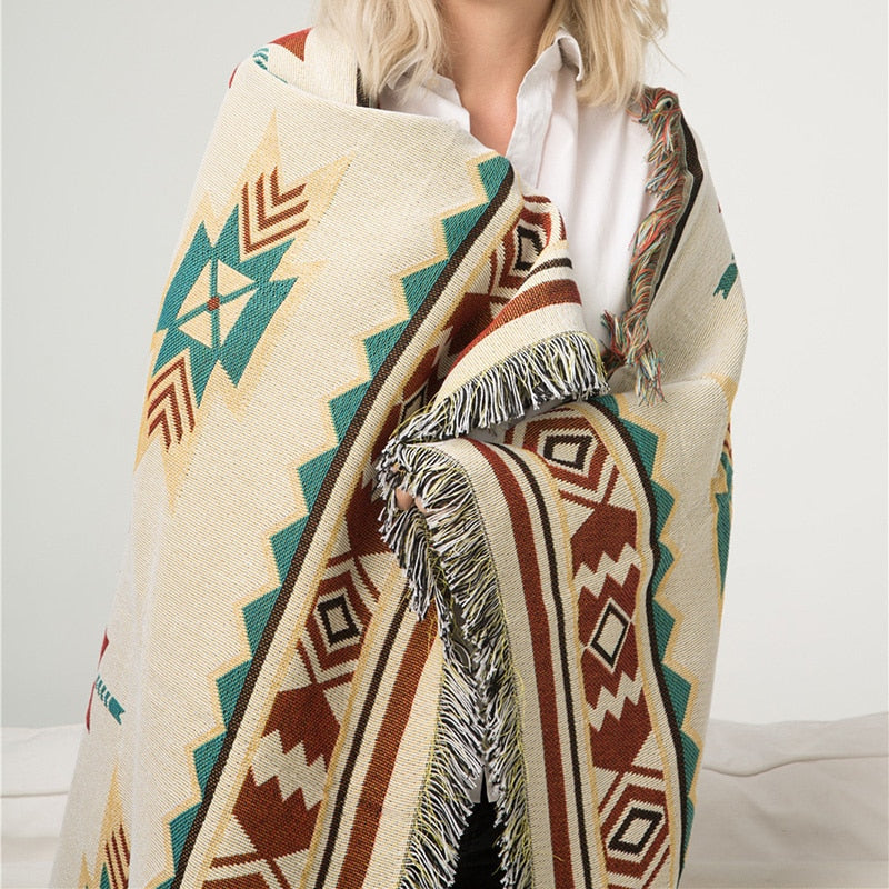 Tribal Boho Rugs & Blankets - Outdoor or Indoor