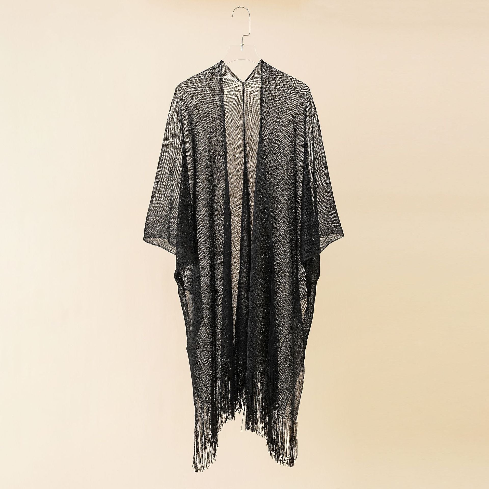 Tassel See through Bikini Beach Cover Up
