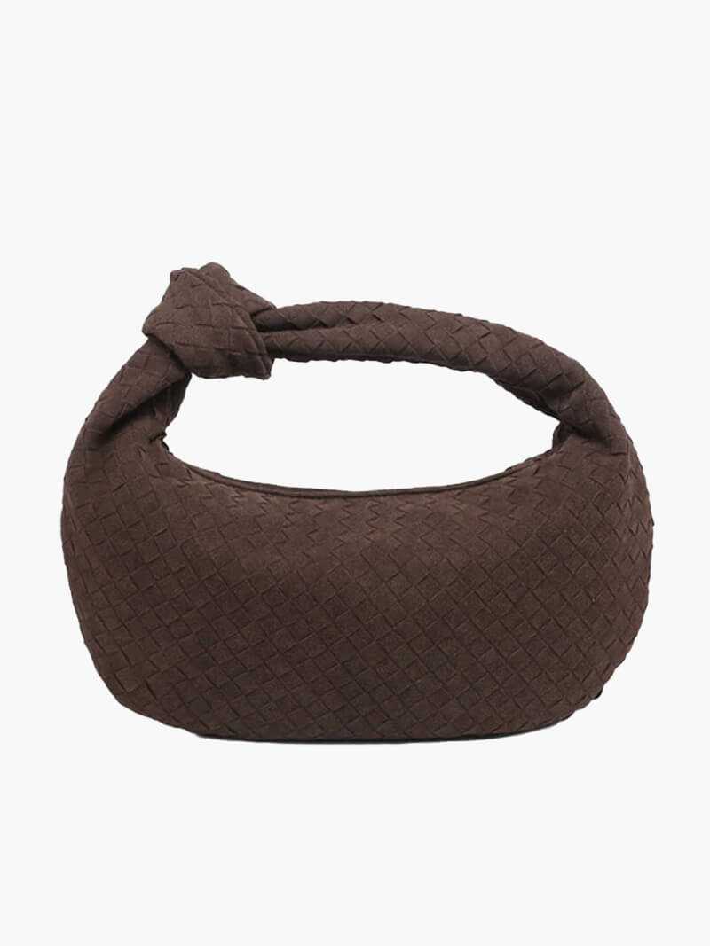 Aurelia Woven Suede Shoulder Bag