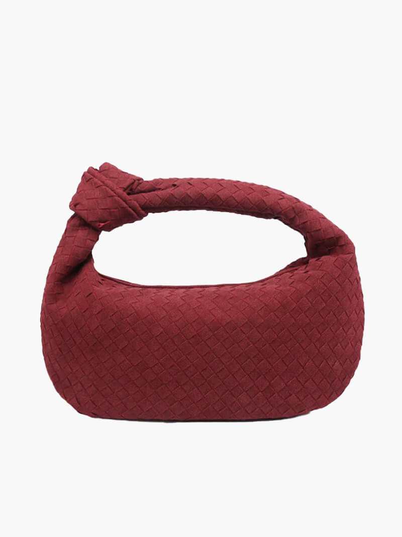 Aurelia Woven Suede Shoulder Bag