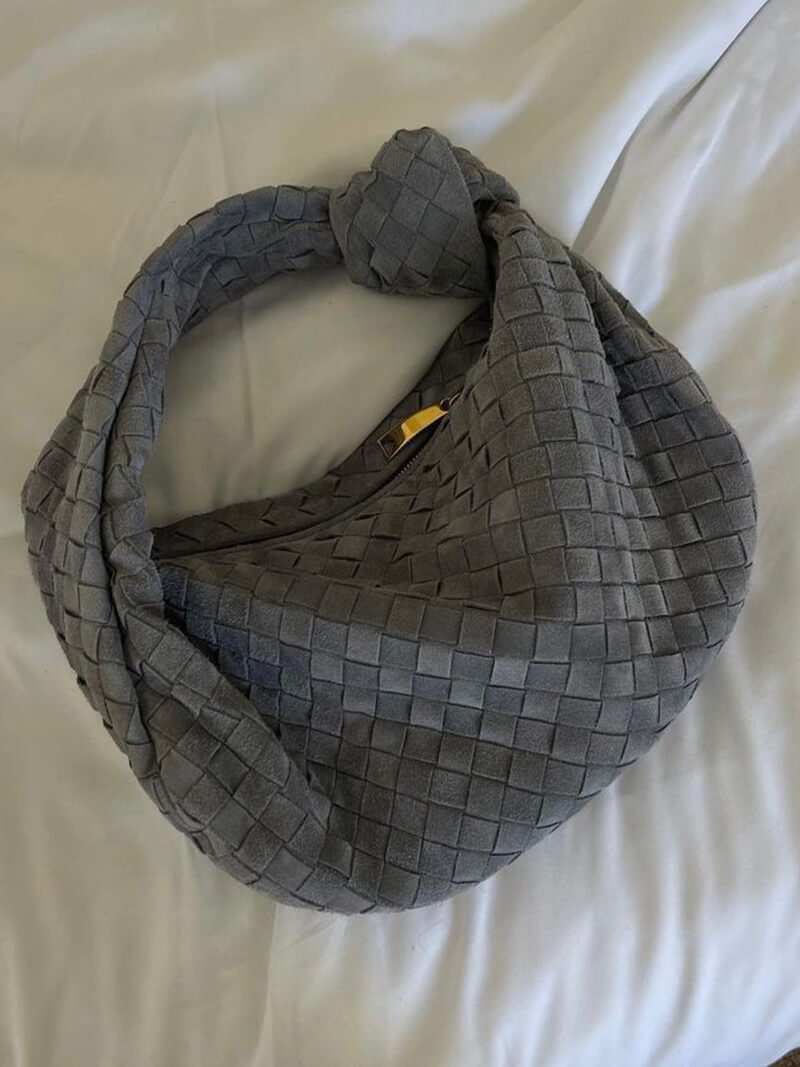 Aurelia Woven Suede Shoulder Bag