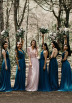 Teal Blue Multiway Infinity Dress