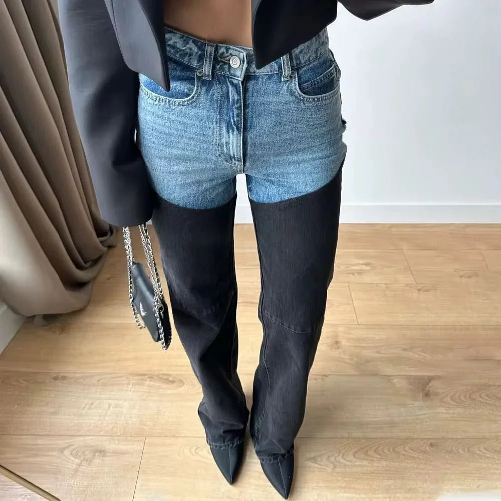 Bestseller Stylish Two Colored Jeans