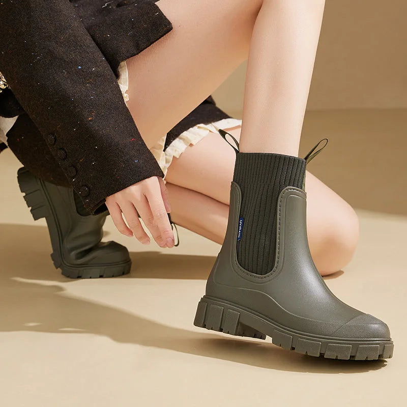 Therese | Waterproof Chelsea Rain Boots