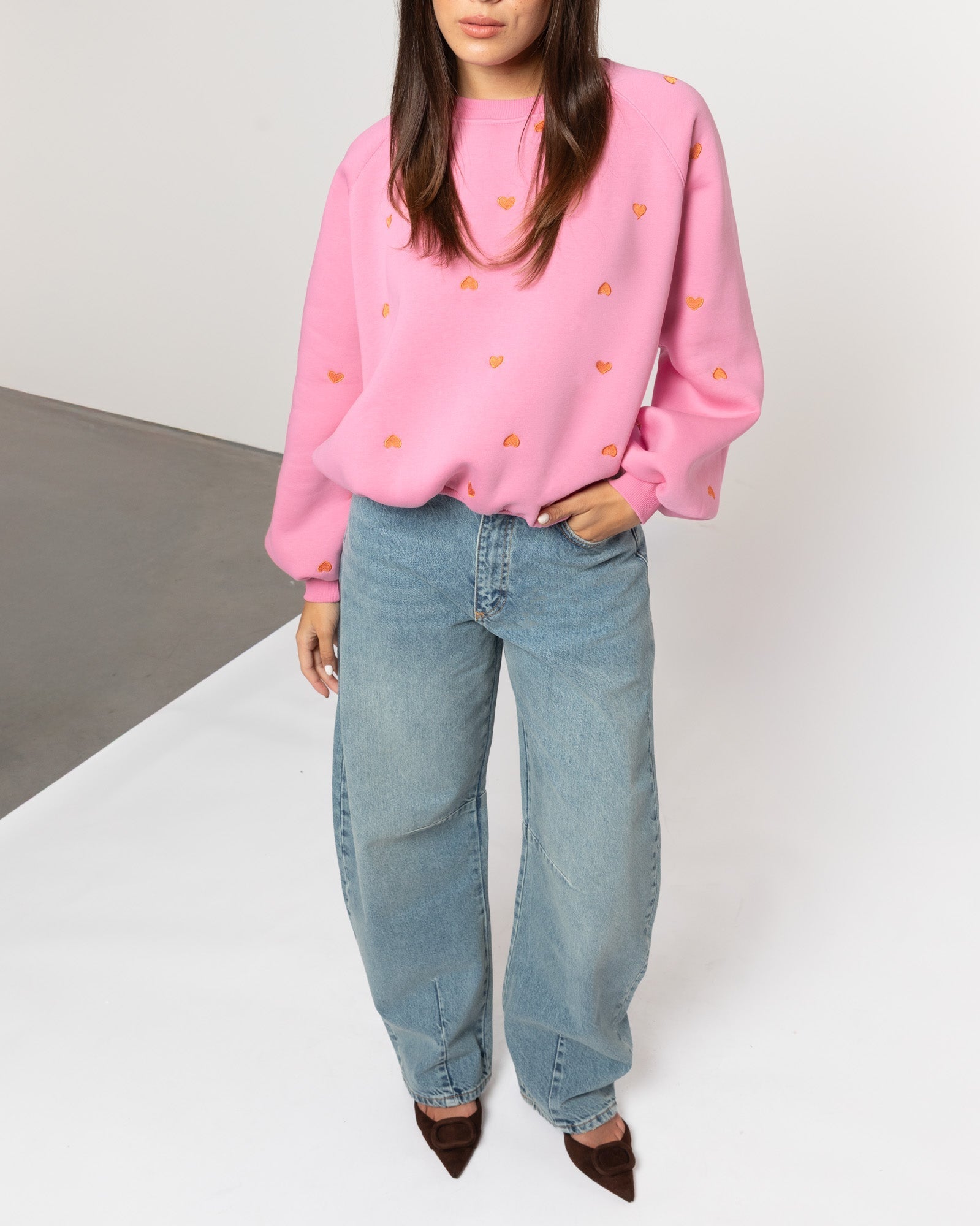 BARREL LEG JEANS BLUE