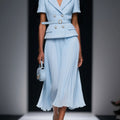 Waistcoat & Pleated Skirt Set