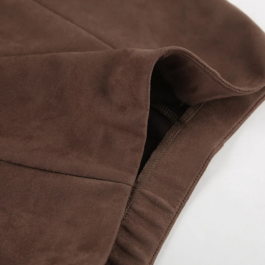 The Kiera Suede Skirt