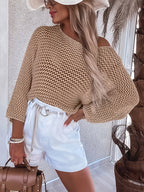 Soft vintage crewneck top from 64b136-1e, versatile all-season style essential in a cozy, classic design.