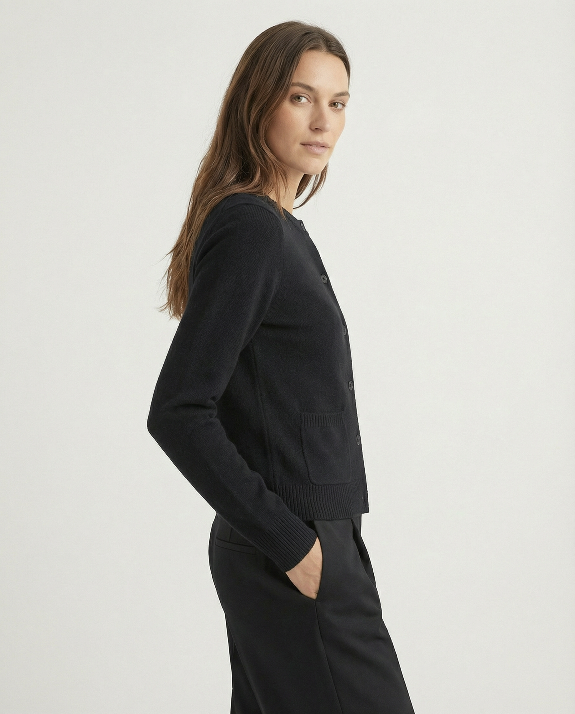 Harlow Wool Knit Cardi