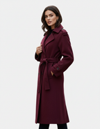 The Burgundy Celine Coat
