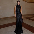 Adrenaline Rush Faux Leather Maxi Dress