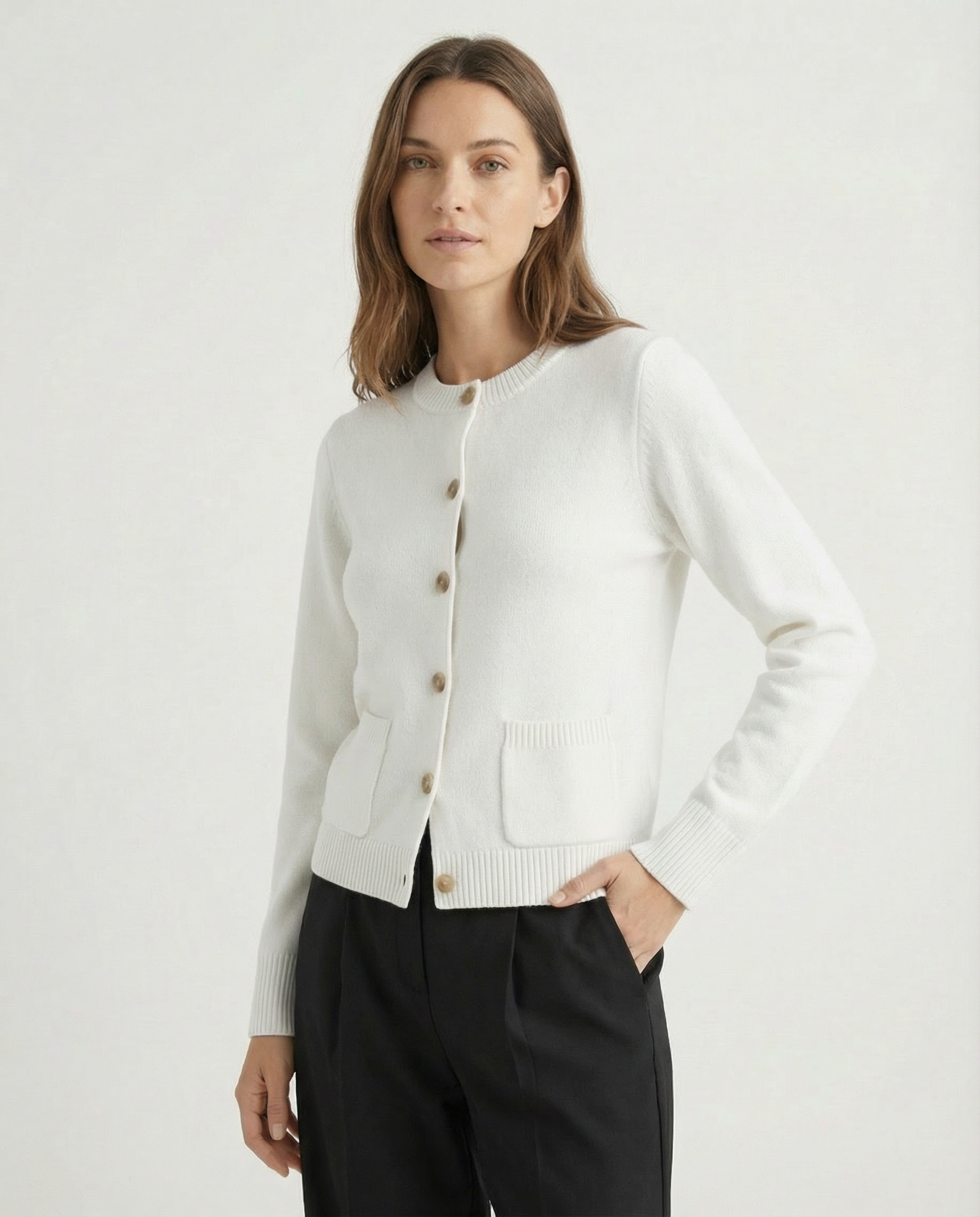 Harlow Wool Knit Cardi