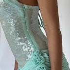 Ariella Sequin Corset Mini Dress