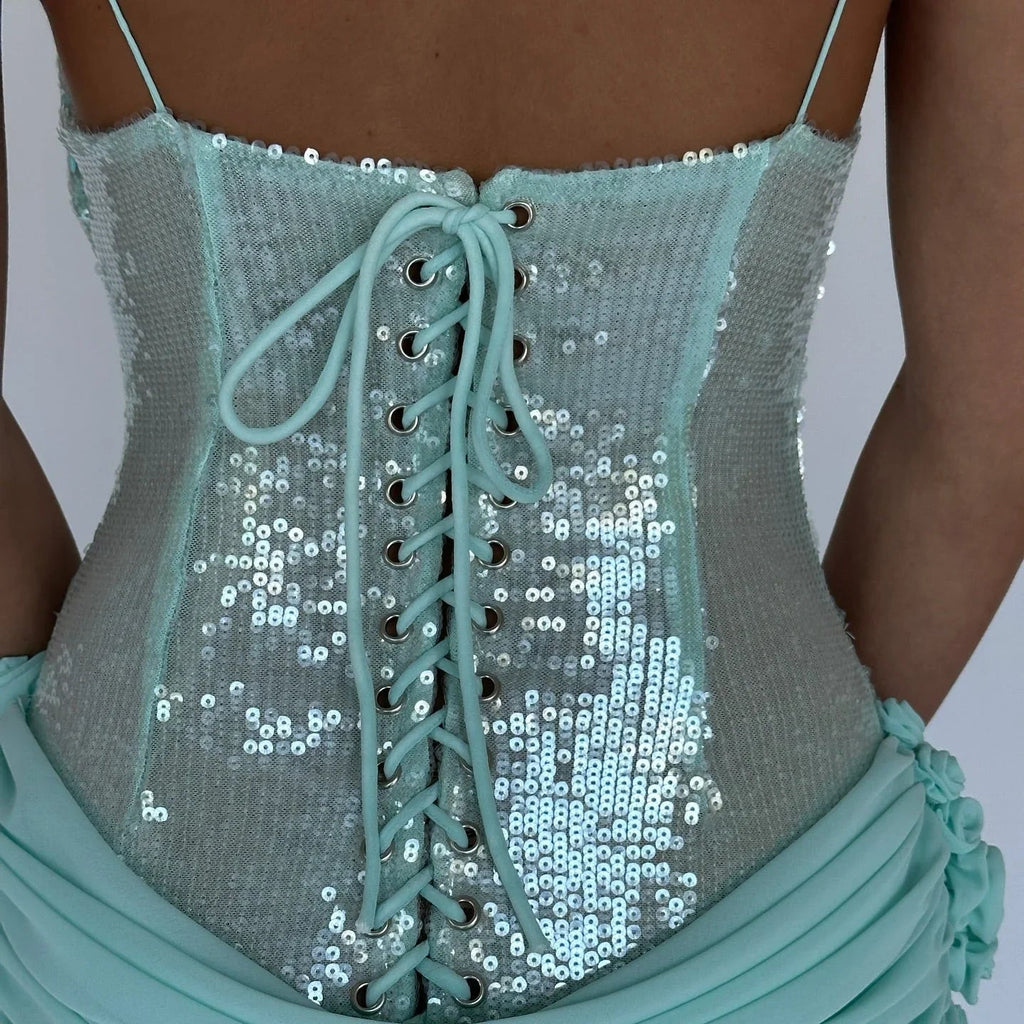 Ariella Sequin Corset Mini Dress