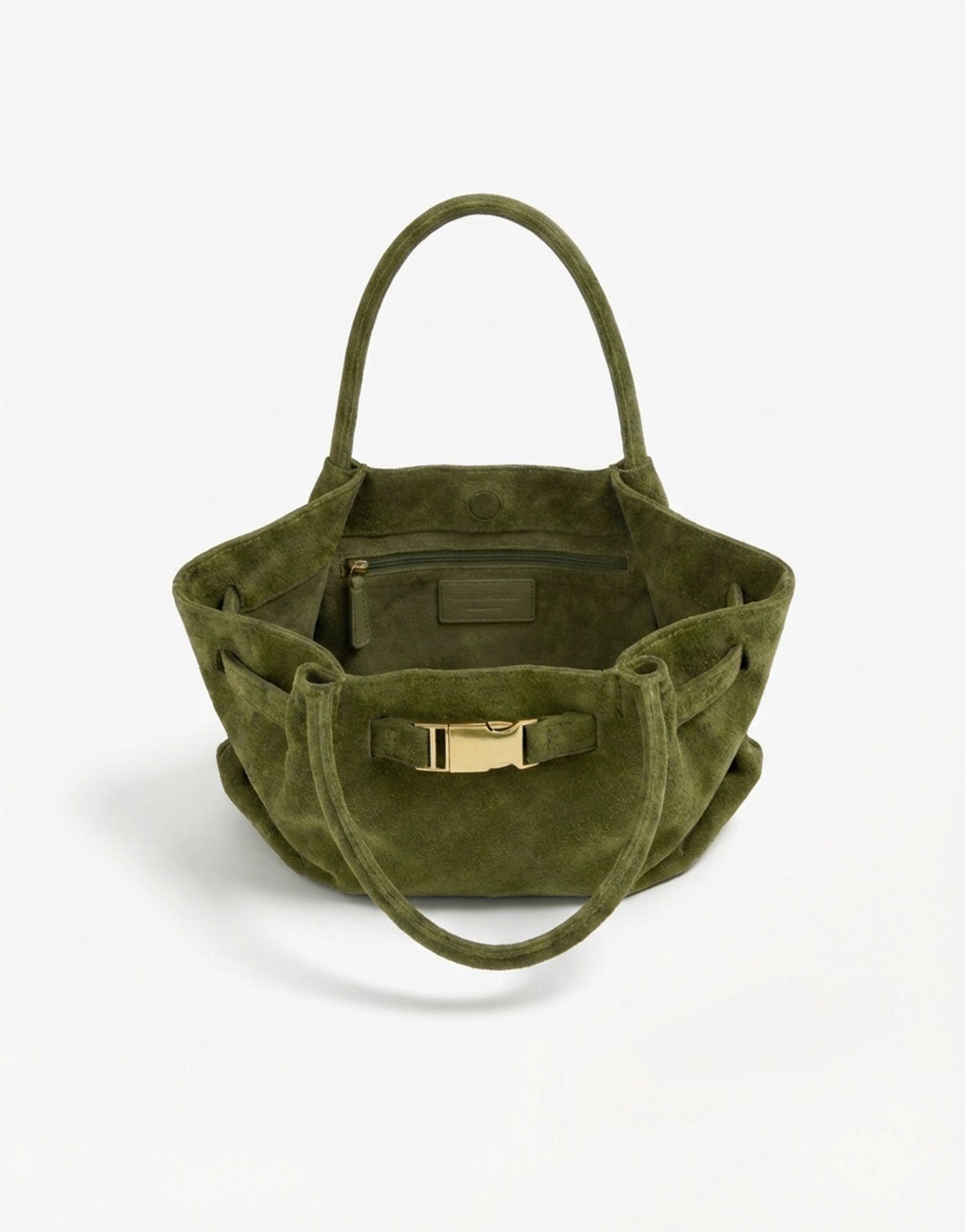 Army Groene Suede Shopper - Tas