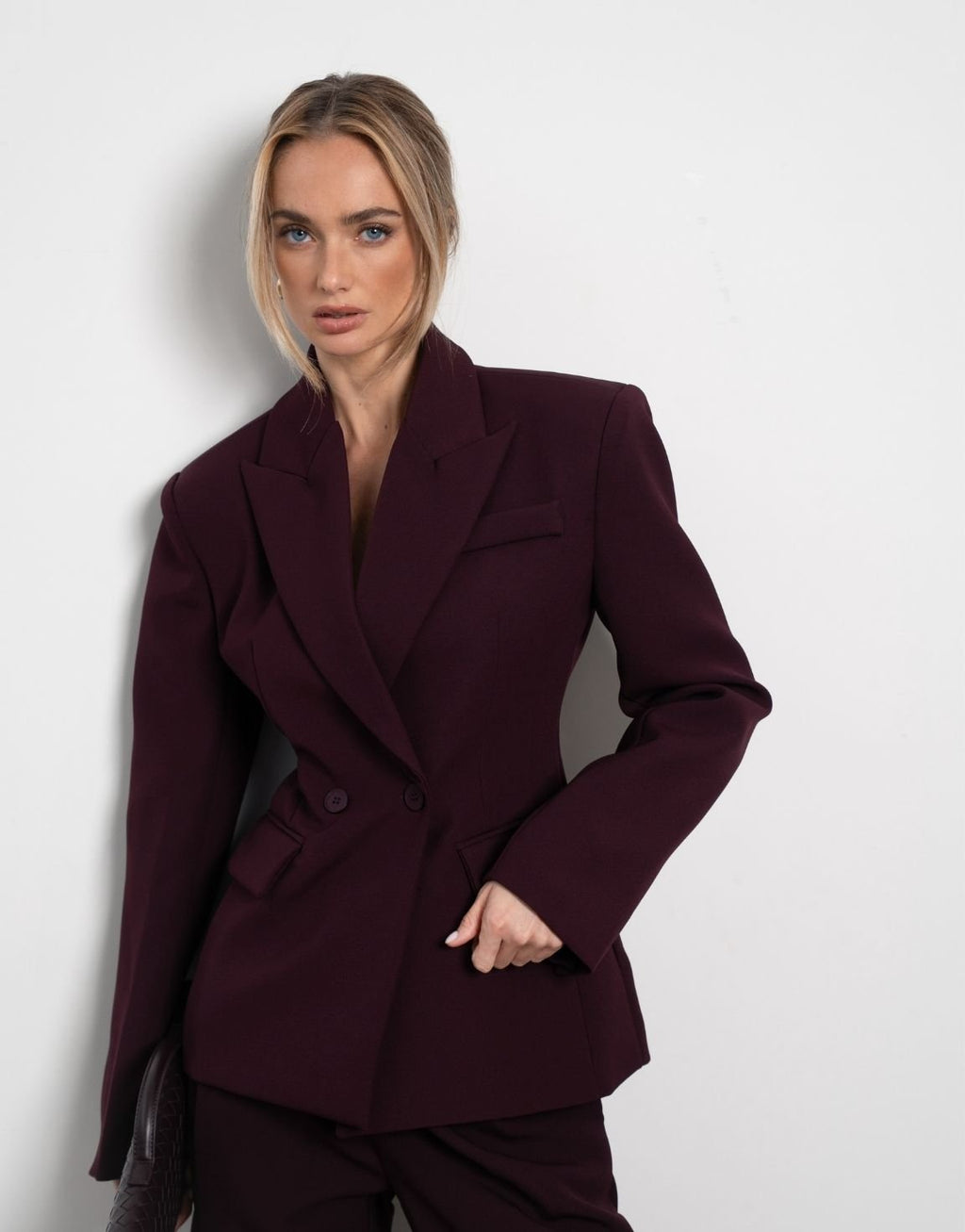 Aubergine Premium Detail - Blazer