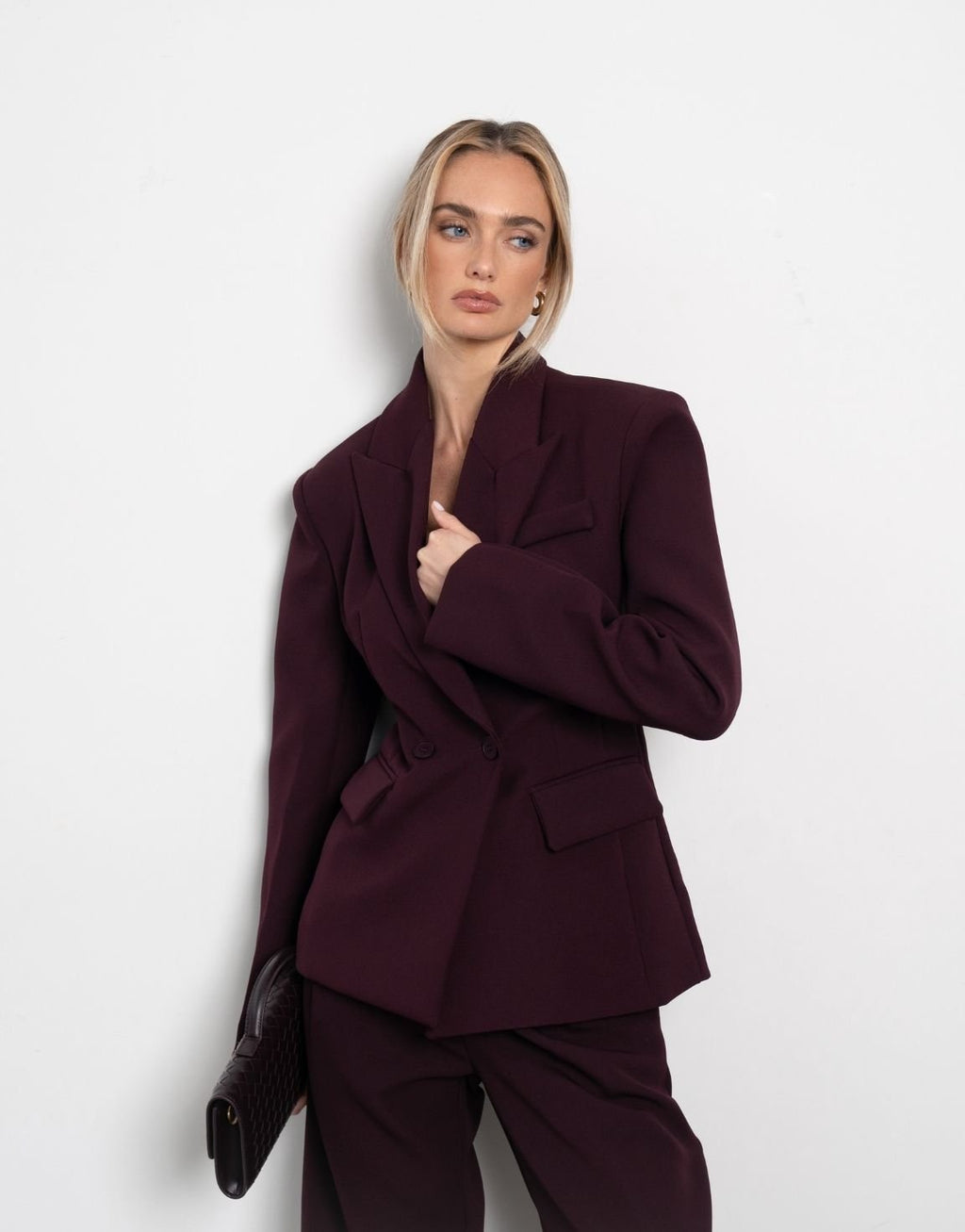 Aubergine Premium Detail - Blazer