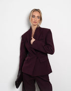 Aubergine Premium Detail - Blazer