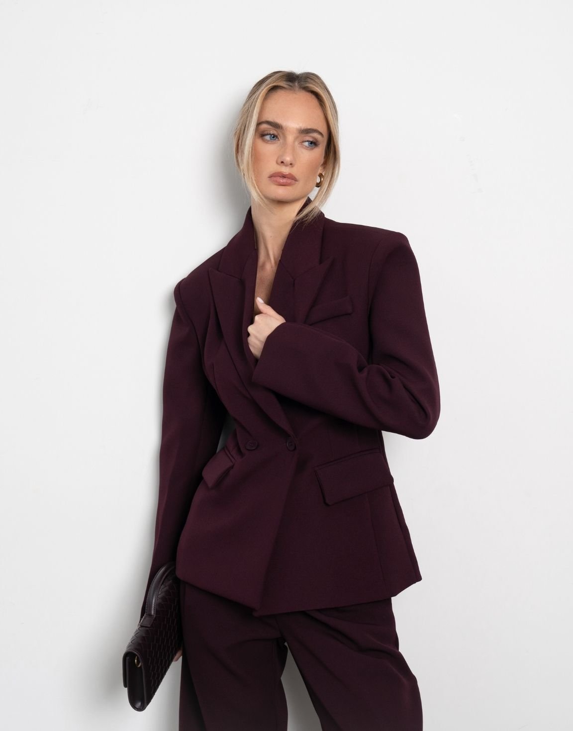 Aubergine Premium Detail - Blazer