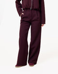 Aubergine Premium Wijde - Pantalon