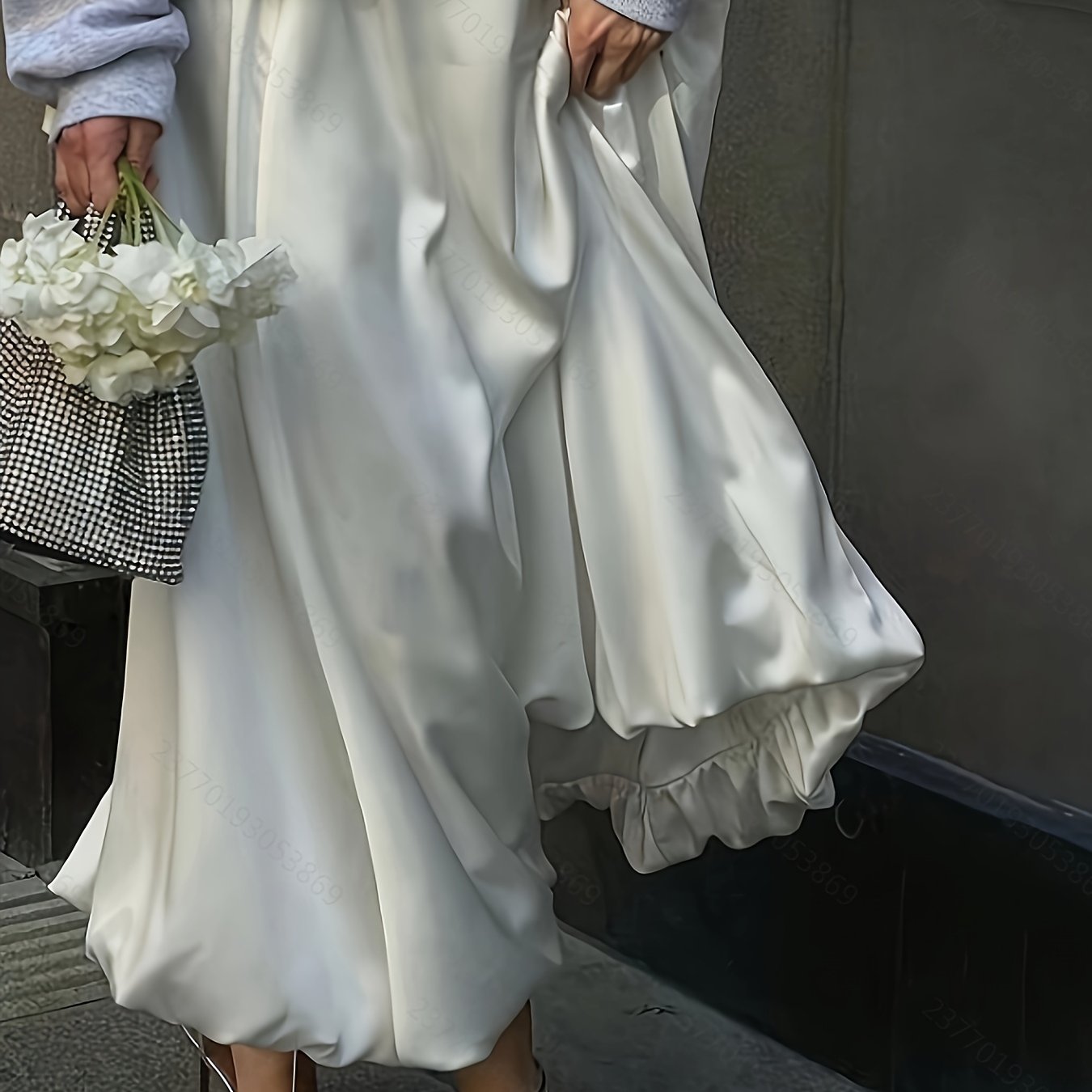 High-Waisted Flowy Skirt