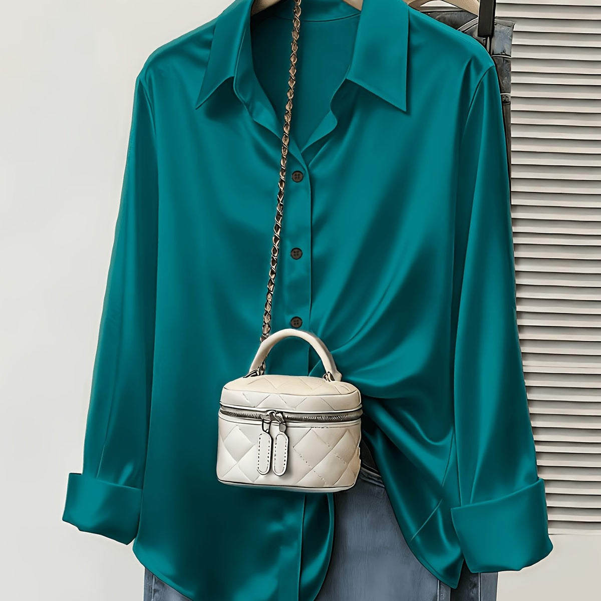 Satin Commuter Shirt
