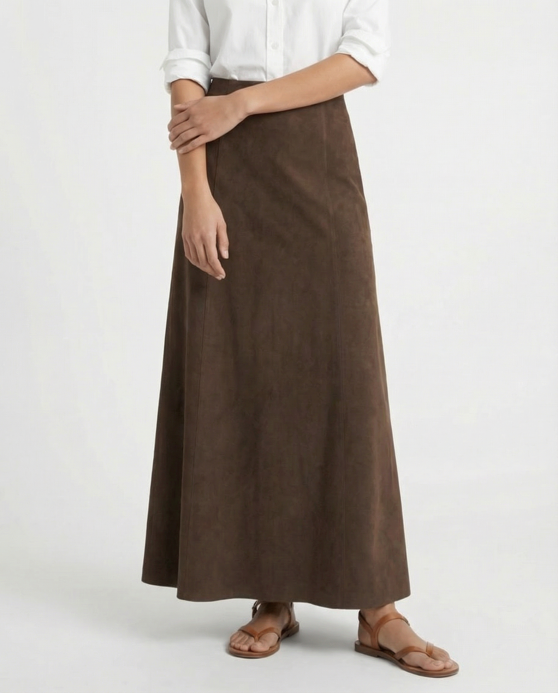 The Kiera Suede Skirt