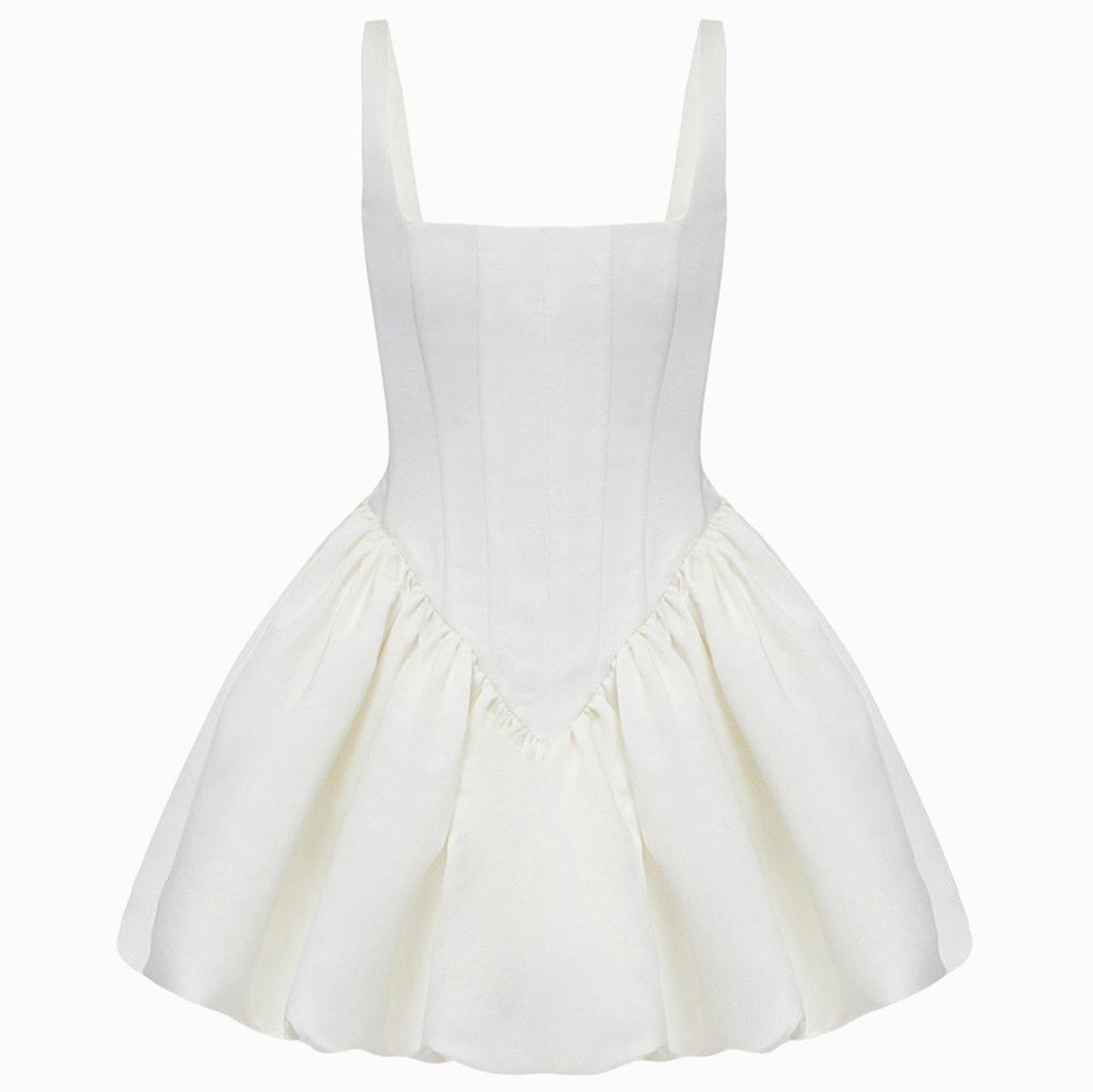 Baby Girl Corset Voluminous Mini Dress