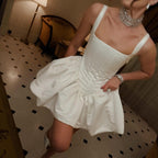Baby Girl Corset Voluminous Mini Dress
