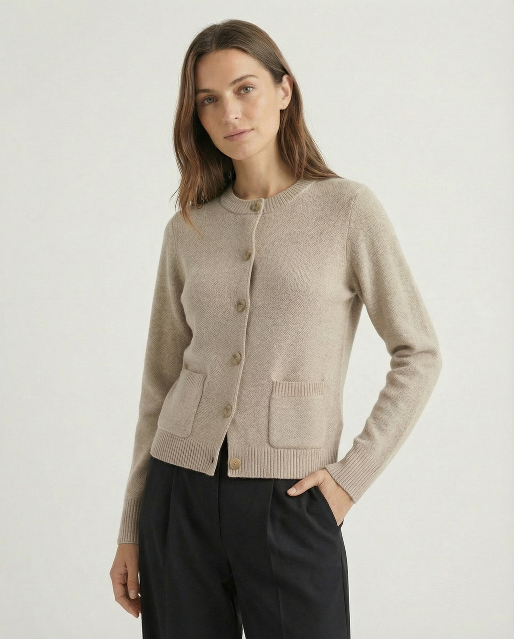 Harlow Wool Knit Cardi