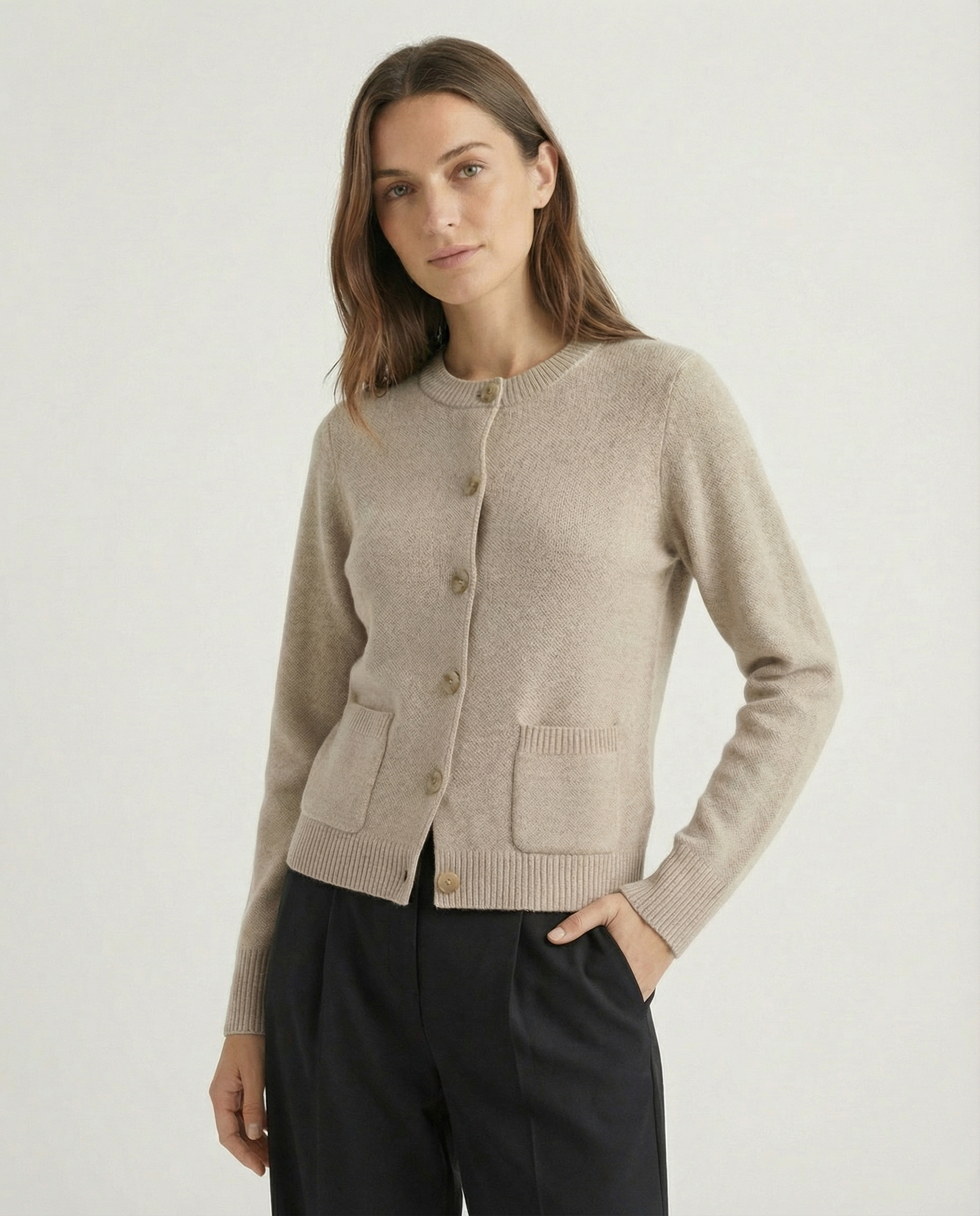 Harlow Wool Knit Cardi