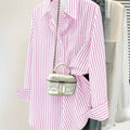 Striped Pocket Button Shirt
