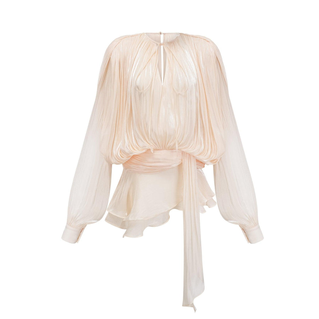 BouBaby Pleated Ruffled Mini Dress