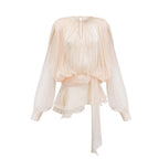 BouBaby Pleated Ruffled Mini Dress