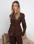 Bruine Premium Detail - Blazer
