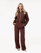 Bruine Premium Wijde - Pantalon